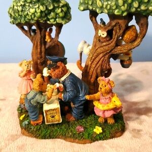 The Boyds Bears Candlesticks, "The Danbury Mint" Collection